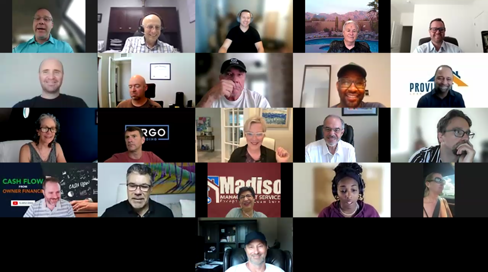 Members on a recent Meeting of the Minds call